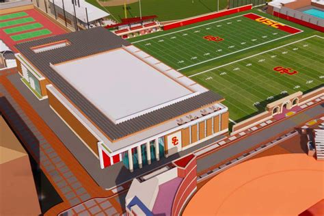 USC announces plans for new football facility that include a rooftop ...