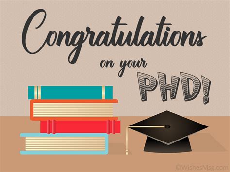 Congratulations Messages for PhD or Doctorate Degree - WishesMsg ...