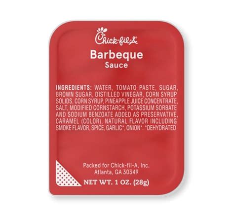 Chick-fil-A Barbecue Sauce Nutrition Facts