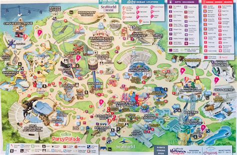 san diego sea world map - sight sincere