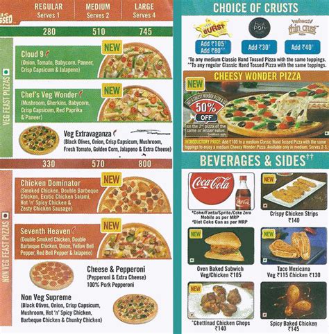 Dominos Pizza, Inorbit Mall, Wadgaon Sheri, Pune Restaurants, Menu and ...