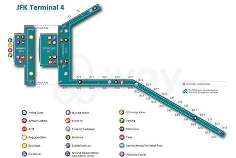 JFK Terminal 4 - Delta Terminal JFK Stores, Restaurants