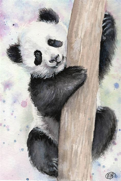 Panda - Marie Brown Fine Art