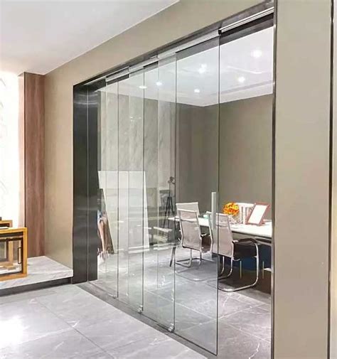 Buy Glass Interior Frameless Sliding Glass Door System with Tempered Glass