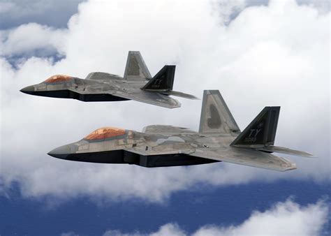 F-22 formation