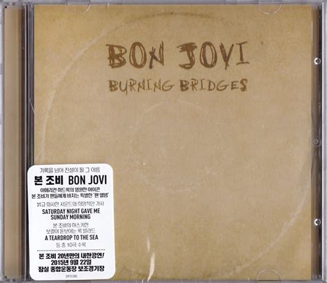 BON JOVI FRENCH COLLECTION: BURNING BRIDGES - CD Album Coréen - Réf ...