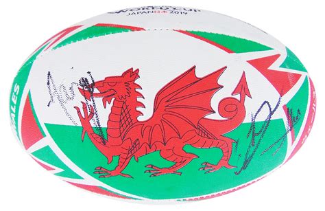 Signed Wales Rugby Ball - RWC 2019 - Tom McCarthy