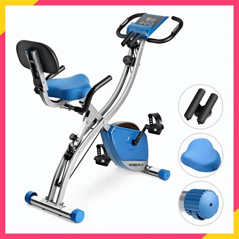 Wonder Maxi Folding Magnetic Exercise Bike, Upright Recumbent Indoor ...