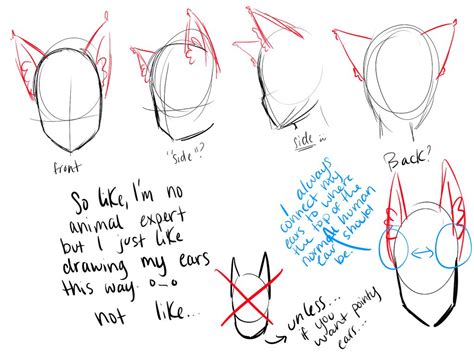 How to draw animal ears on a nekomimi/gijinka/ whatever the hell you ...