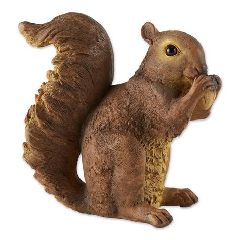 Zingz & Thingz 6.5 in. x 3.25 in. x 6.75 in. Nibbling Squirrel Garden ...