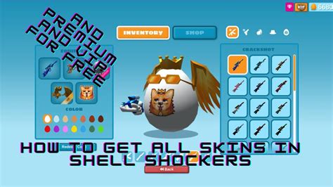 How to get all skins in shell shockers - YouTube