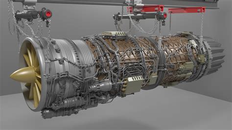 Turbo Jet Engine 3D model | CGTrader