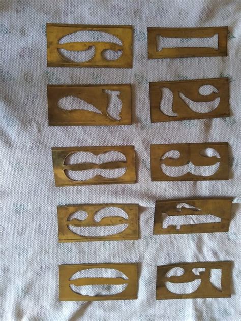 Brass Letter Stencil at best price in Panvel by F B Industries | ID ...