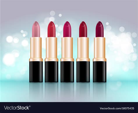 Lipstick package design Royalty Free Vector Image