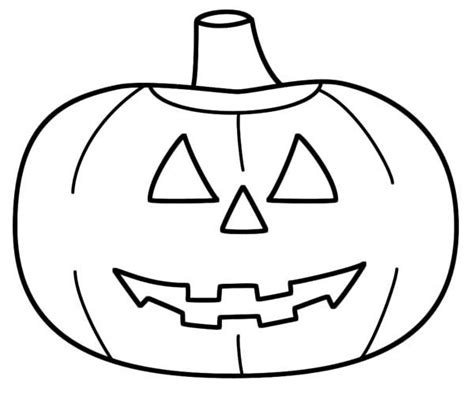 Jack o' Lantern Coloring Page - Free Printable Coloring Pages for Kids