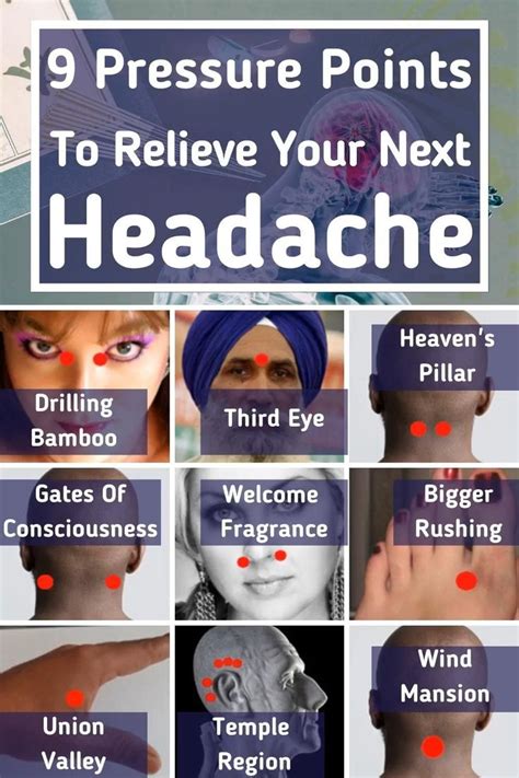 Use These 9 Pressure Points To Relieve Your Next Headache | Pressure ...