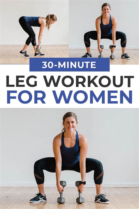 30-Minute Leg Workout At Home (Video) | Nourish Move Love