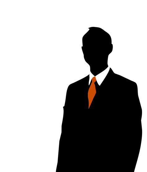 silhouette businessman clipart - Clip Art Library