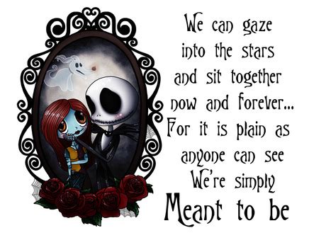 Second Life Marketplace - *Daemotie Decal* Jack and Sally - Meant to be