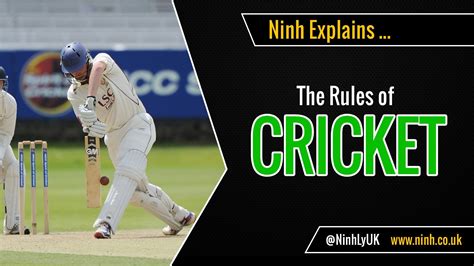 The Rules of Cricket - EXPLAINED! | Cricket, Rules, Explained