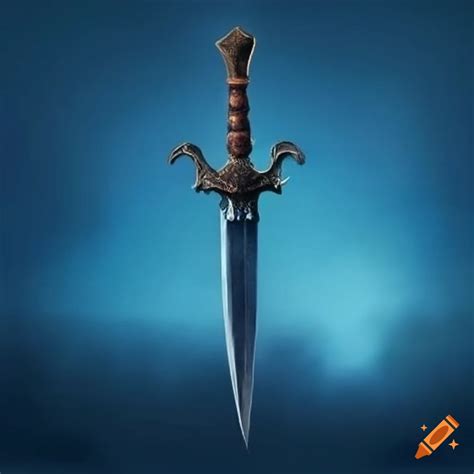 Artwork of a frozen sacrificial dagger on Craiyon