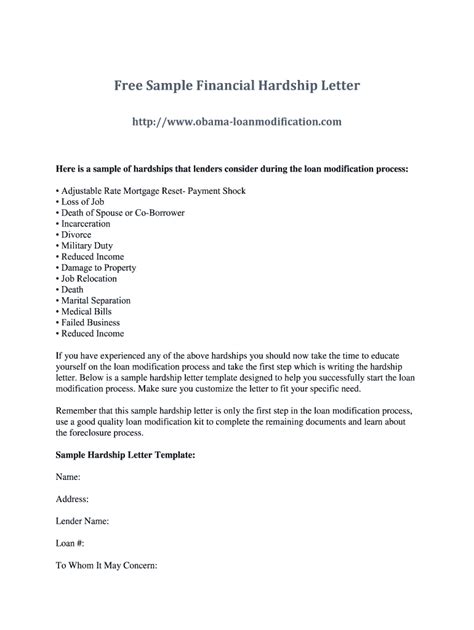 Bequest Letter Template Loan Modification, Credit Dispute, Adjustable ...