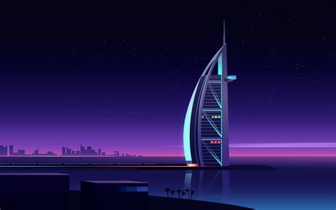 Dubai Burj Al Arab Hotel Wallpaper,HD Artist Wallpapers,4k Wallpapers ...