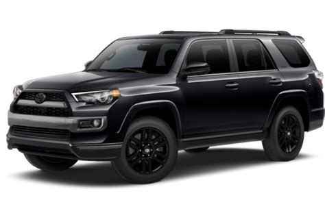 2019 Toyota 4Runner Nightshade Interior and Exterior Colors