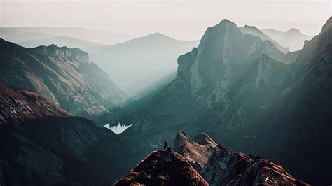 HD wallpaper: Switzerland, the Alps, lake, mountains, summer ...