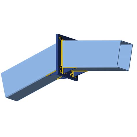 Endplates and ribs for hollow sections | IDEA StatiCa