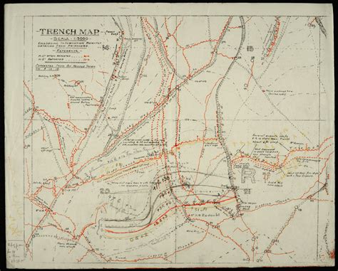 Trench Warfare Ww1 Map