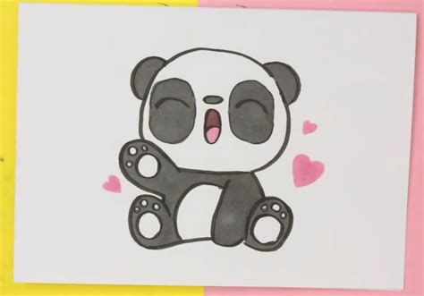 Cute Pandas Cartoon Drawings