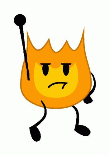 Bfdi Bfb Sticker - Bfdi Bfb Firey - Discover & Share GIFs