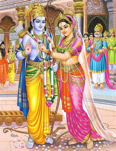 Sita Swayamvar - Wedding of Rama and Sita | Sita ram, Shri ram ...