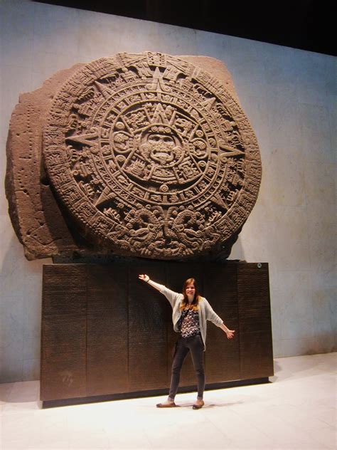 The Sun Stone / an Aztec monolith carved ca. 1502-1521 / at the ...