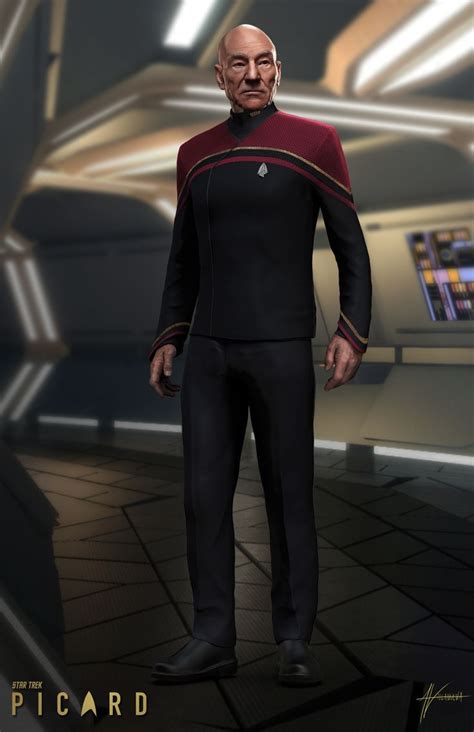 ArtStation - Star Trek Picard S2: Picard's Starfleet Admiral Uniform ...