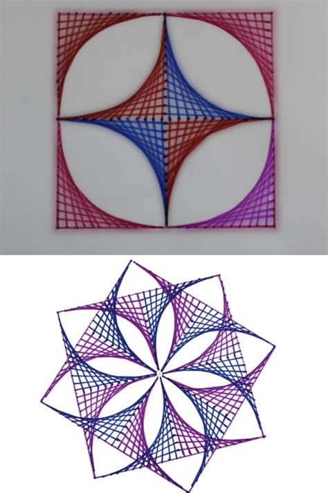 The video has 3 tutorials about Parabolic Curve Art in Square. The ...