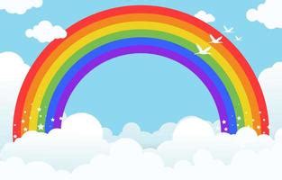 Rainbow Clouds Vector Art, Icons, and Graphics for Free Download