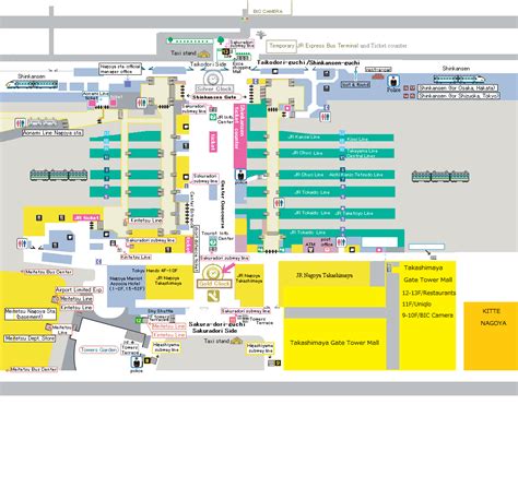 Kikuko's Website: Nagoya Station/Map of Meeting spots