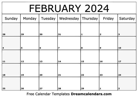 2024 February Calendar Template Google Sheets App - Adrea Ardella