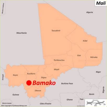 Bamako Map | Mali | Detailed Maps of Bamako