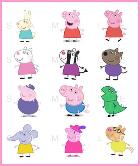 The Best 20 Peppa Pig Character Free Printable Images