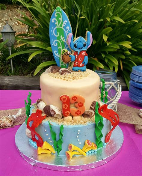 Torta Lilo And Stitch Lilo And Stitch Cake Stitch Cake Disney Cakes ...