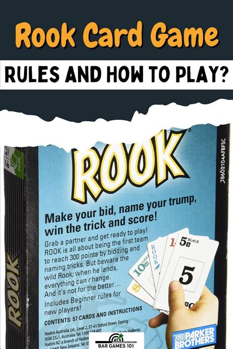 Rook Card Game: Rules And How to Play? - Bar Games 101 | Rook card game ...