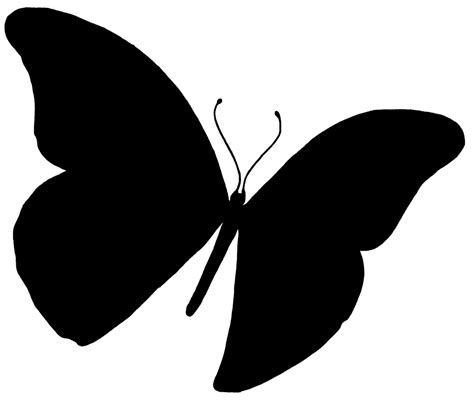 Butterfly Silhouette | Free Download Clip Art | Free Clip Art | on ...