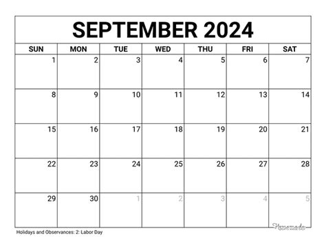 Print 2024 September Calendar Print Out - Free Printable Oct 2024 Calendar