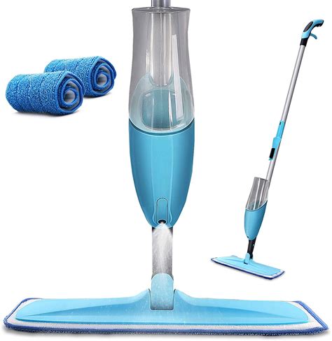 Eyliden Microfiber Spray Mop , 2 Washable Mop Pad for Home Kitchen ...