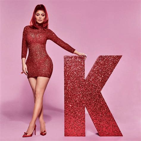 Kylie Jenner - Valentine's Collection Campaign of Her Own Brand Kylie ...