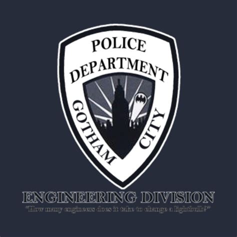 GCPD Engineering Division - Batman - T-Shirt | TeePublic