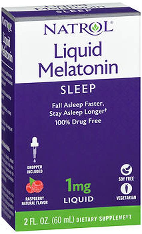 Natrol Liquid Melatonin Raspberry Natural Flavor - 2 oz - The Online ...